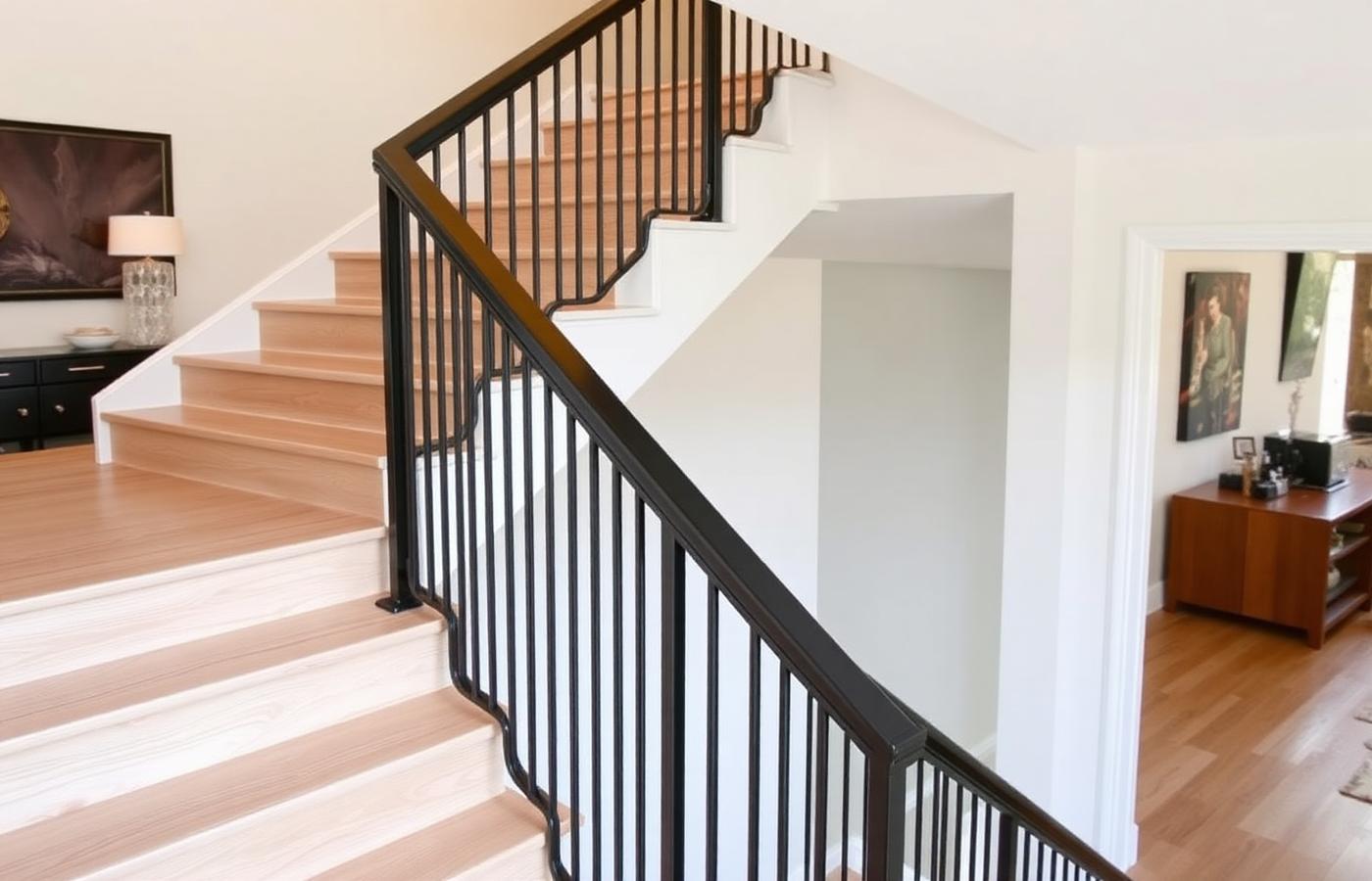 Stair renovation — after